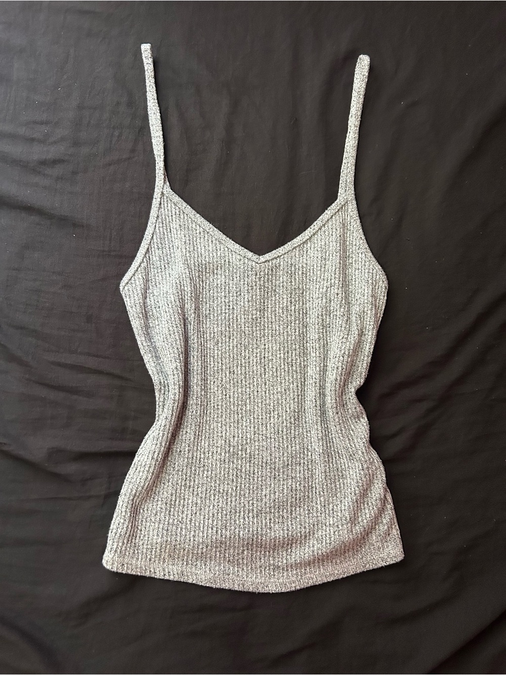 Mossimo Supply Co. Merle Ribbed V-Neck Spaghetti-Strap Camisole